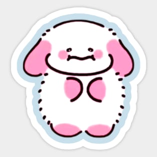 Poor Rabbit Art Sticker